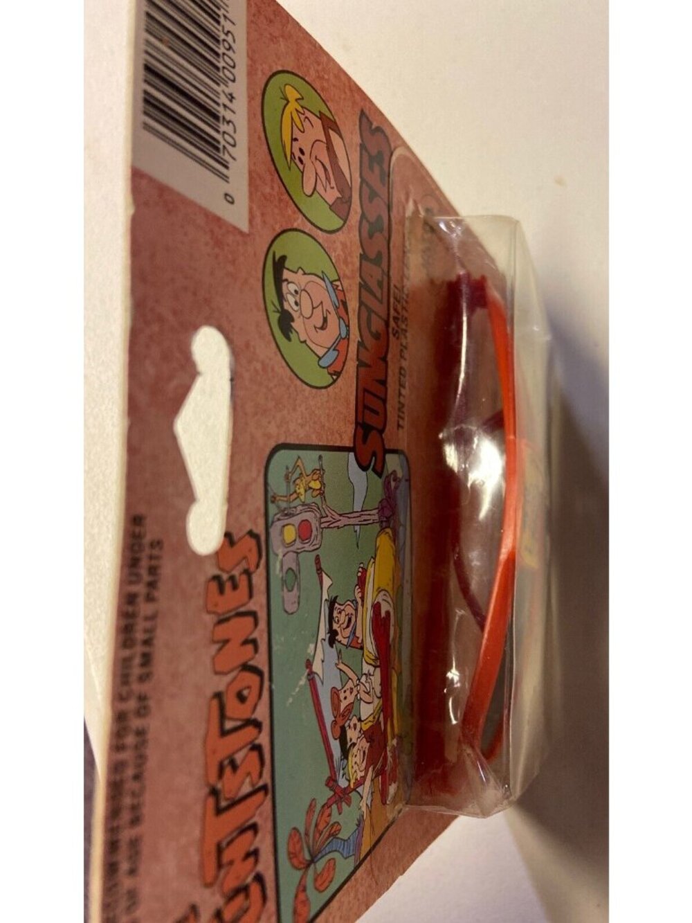 The Flintstones 1990 Fred Sunglasses UV Protection Kids Retro Frame - Picture 3 of 6
